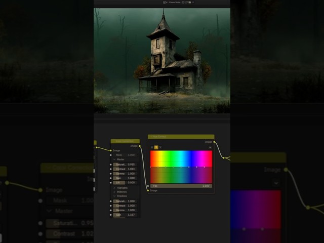 Compositor for Post-Production 3D render in Blender