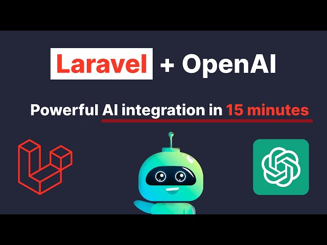 ChatGPT + Laravel = 🤯🤯🤯 | The FUTURE is HERE.