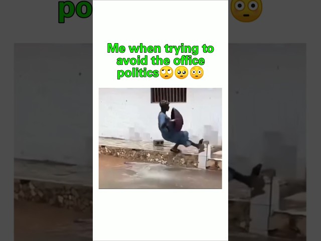 Me when trying to avoid the office politics🙄😢🥺#clientes #corporatememes #shorts #short