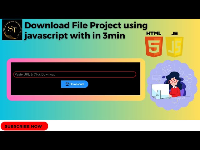 Download any File Project 📁 Using Javascript with in 3min😱😱#javascript #project