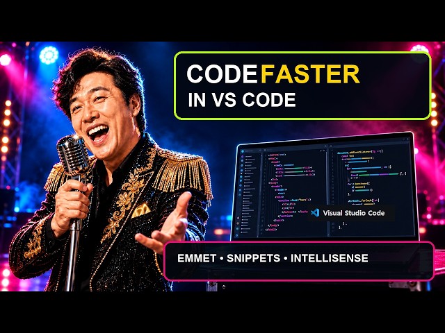 Code Faster in VS Code: Emmet, Snippets & IntelliSense