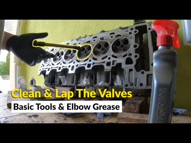 Cleaning Off The Carbon Build Up & Lapping The Engine Valves! [BMW N52 Engine Rebuild Part 11]
