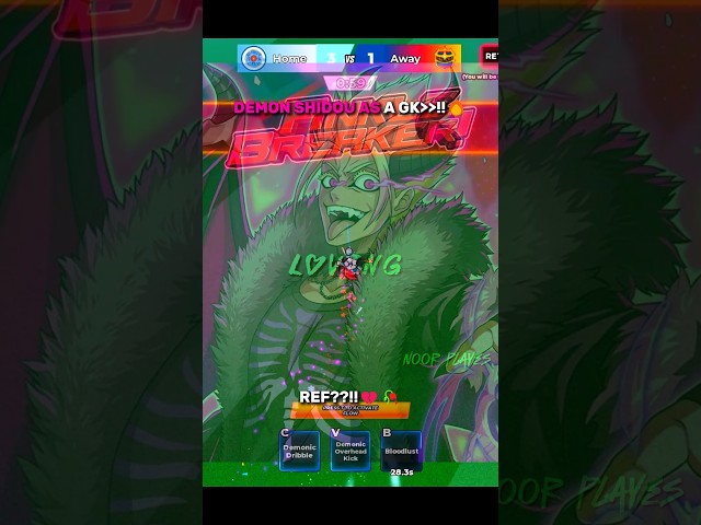 Egoist GK as Demon Shidou in BLR??!! 😈🔥#blr #bluelockrivals #bluelock #robloxshorts