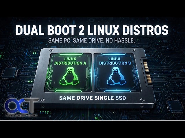 How to Dual Boot 2 Versions or Distributions of Linux on the Same Hard Drive