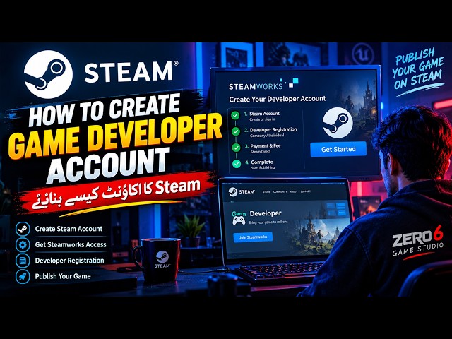 Steam Game Developer Account Kaise Banaye? | How to Create Steam Developer Account