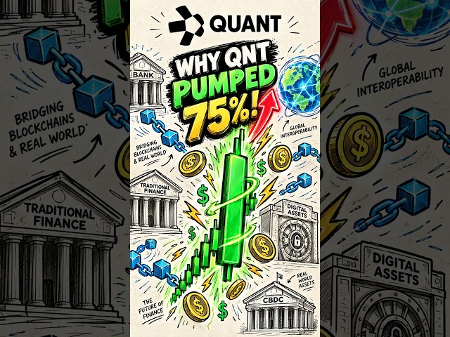 Why Quant ($QNT) Exploded 75% in 24 Hours! The $2 Trillion Bank Secret Revealed 🚀#qnt #quant