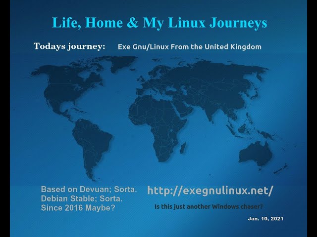 Exe Gnu/Linux Thank you for testing . David Hare, Based Loosely On Devuan, TDE  established  2010?