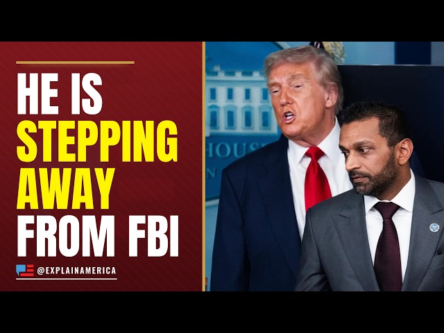 He Is Stepping Down — FBI Shakeup Rocks White House