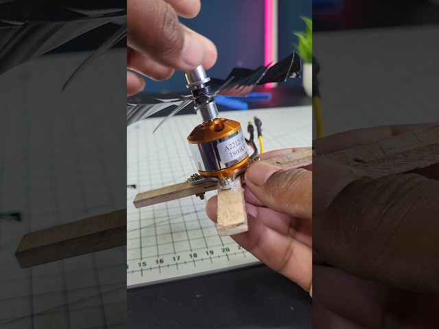 DIY vacuum cleaner with BLDC motor  #shorts #dronemotor #vaccumcleaner #ashwinprojects