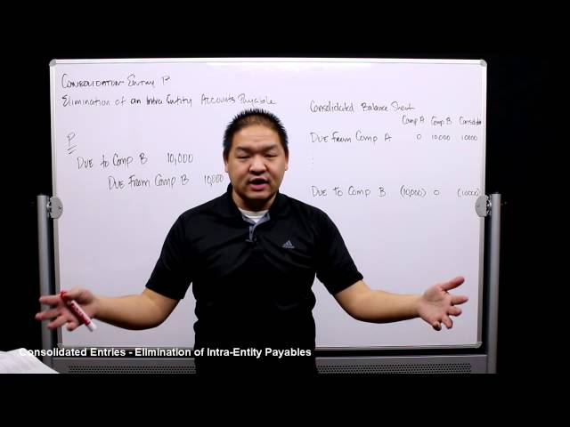 Lesson 5 - Consolidated Entries - Elimination of Intra-Entity Payables