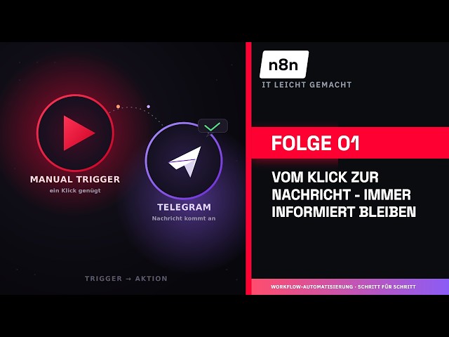 Vom Knopfdruck zur Telegram-Nachricht: n8n für absolute Anfänger