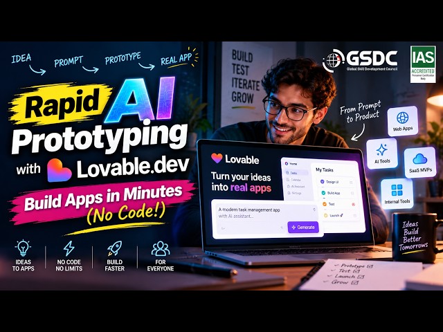 Rapid AI Prototyping with Lovable.dev | Build Apps in Minutes - No Code!
