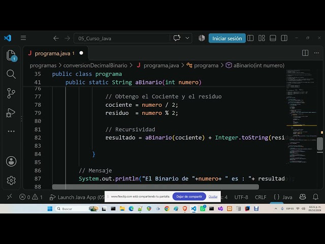 Java Program: Converting Base 10 Numbers to Binary Recursively | Free Programming School