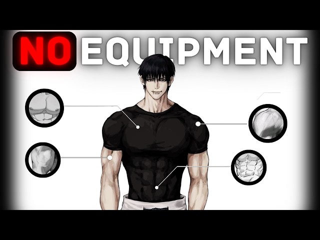 How to Build an ANIME-LEVEL PHYSIQUE (at home) 