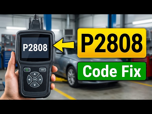 How To Fix P2808 Code - Transmission Pressure Control Solenoid G Stuck Off Repair