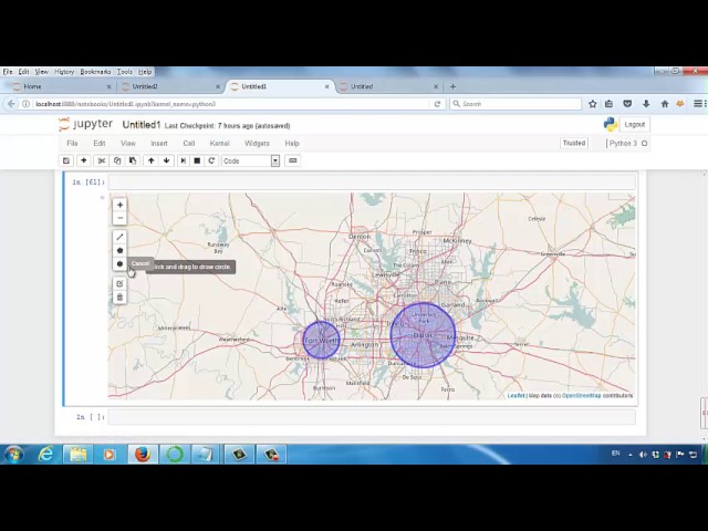 Geographical Data Visualization in Jupyter Notebook (ipyleaflet Tutorial Starts from 11'45")