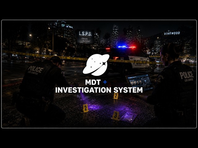 MDT & Investigation System - FiveM Script [QB/ESX/QBox]
