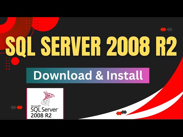 How to install SQL Server 2008 R2 | Install SQL 2008 | SQL Server 2008  Complete Download & Install✅