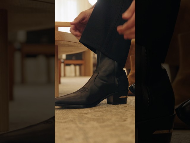 An American icon, reimagined. The AMIRI Ryder Boot.