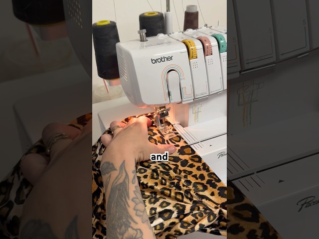 My favorite elastic waistband technique! #sewing #sewingtips #sewingtutorial