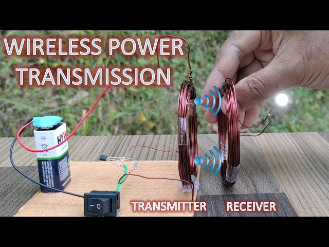 How to make wireless power transmission system ⚡ || Wireless electricity project || 100% Working