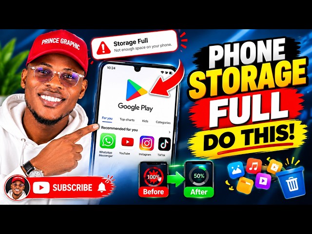 YOUR PHONE STORAGE FULL? DO THIS! (STEP-BY-STEP TUTORIAL)💥✅