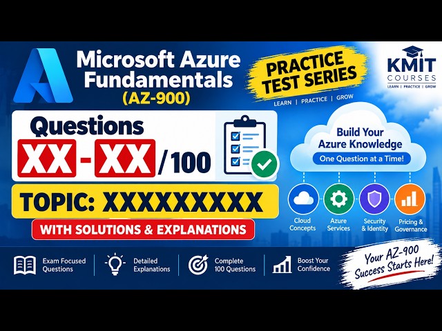 07 AZ 900 Questions on Cloud Concepts 6 10  Practice Test with Solutions  Microsoft Azure Fundamenta