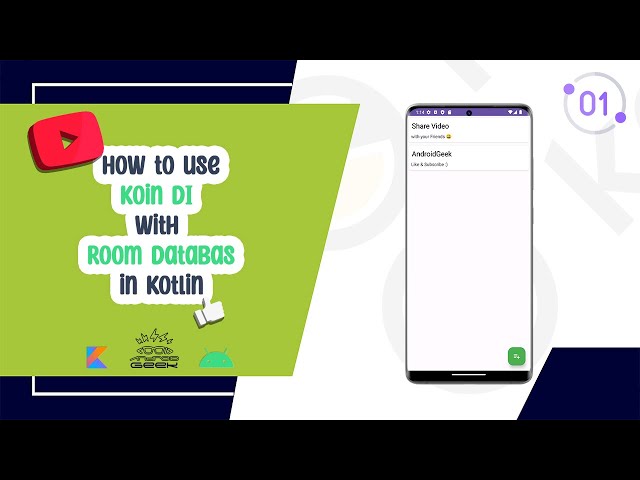 #1 How To Use Koin beside RoomDatabase