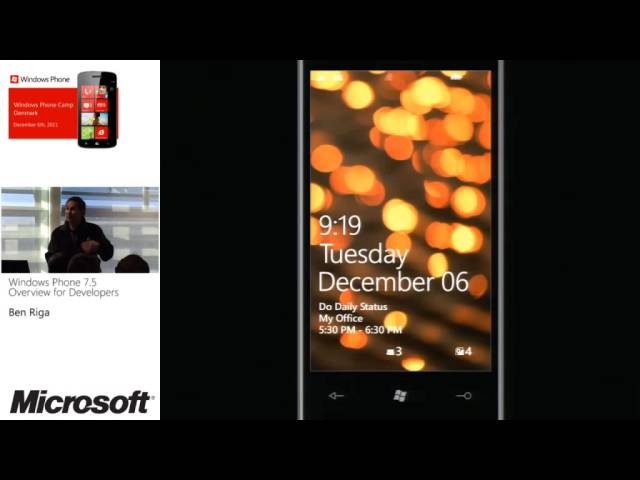 Windows Phone Camps Online Denmark Dev01   Windows Phone 7 5 Overview for Developers
