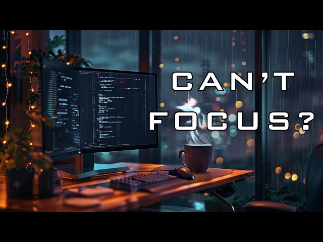 Can’t Focus? Rain Coding for Deep Work – Ambient Music for Study & Programming (2 Hours, 70 BPM)