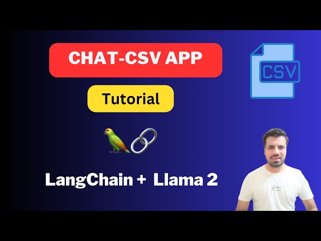 ChatCSV App: Chat with CSV files using LangChain and Llama 2