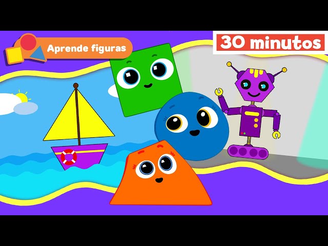 Aprende formas geométricas | Educación infantil | Videos educativos | Robot | Mi Primera Universidad