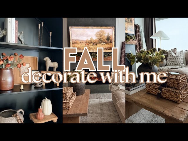 *NEW* COZY FALL LIVING ROOM DECORATE WITH ME 2026 | Autumn home decor ideas
