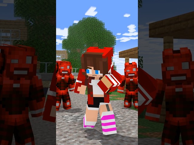 JJ Sister vs Alien! Epic Fight! | JJ & Mikey - Maizen Minecraft Animation #shorts