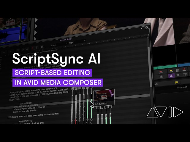 How to Use Script-Based Editing and ScriptSync AI in Media Composer