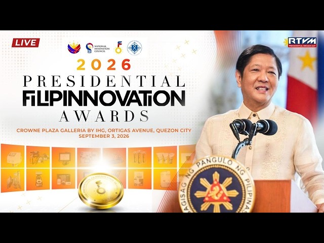 LIVE: 2026 Presidential Filipinnovation Awards (PFA) National Competition Awarding Ceremony