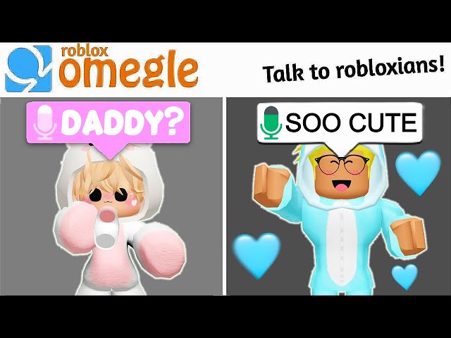 Roblox Omegle VOICE CHAT... But I'm The Cutest 5 YEAR OLD 4