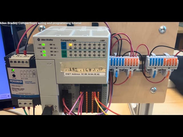 Allen Bradley Compactlogix wiring and programming tutorial