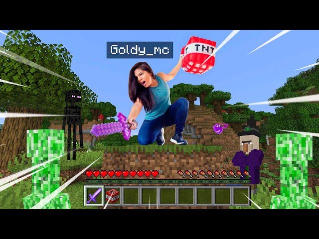 I Played Minecraft IN REAL LIFE For 24 HOURS!