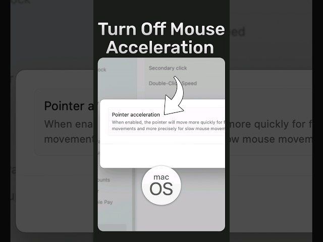 How To Turn Off Mouse Acceleration On MacOS