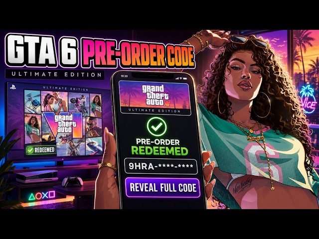 How to Pre-Order GTA 6 for FREE 🎮 | GTA VI Redeem Code Guide for PS5 & Xbox 🎁