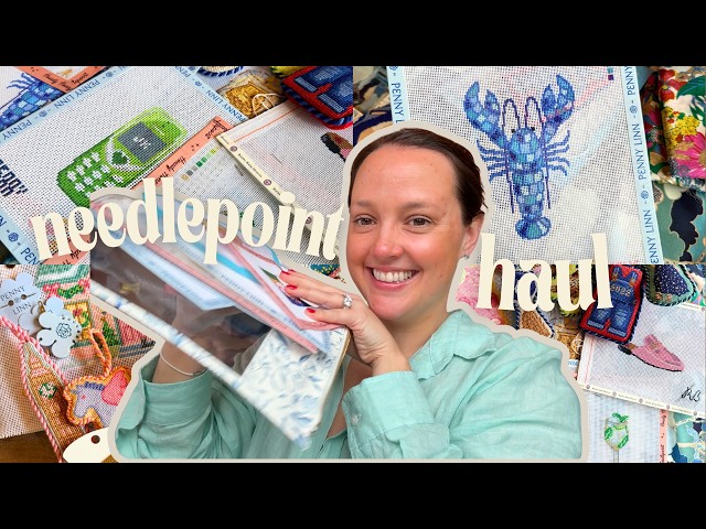Needlepoint Haul - Penny Linn, Angelic Stitch, Howdy Honey, Rachel Barri, Golden Threads + WIPS