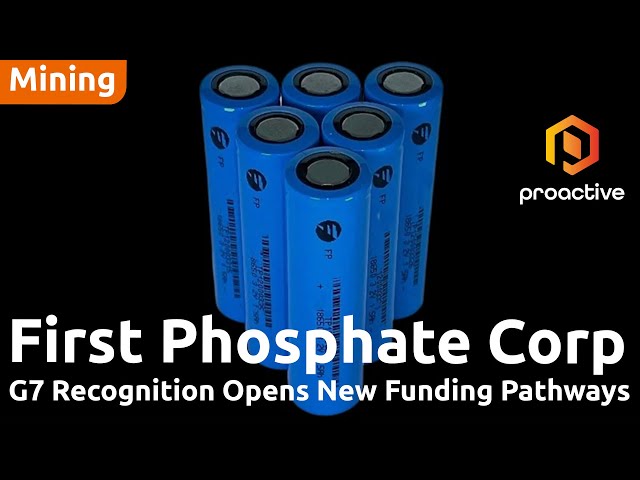 First Phosphate secures major G7-backed support for mine and processing projects