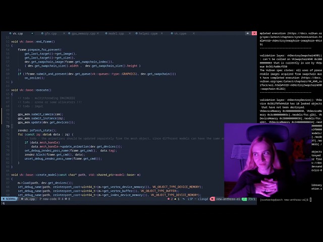 writing my own game engine (vulkan/c++) // bit by bit 🛰️