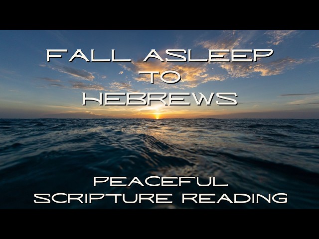 Fall Asleep to the Book of Hebrews | Peaceful Scripture Reading (Audio & Text)