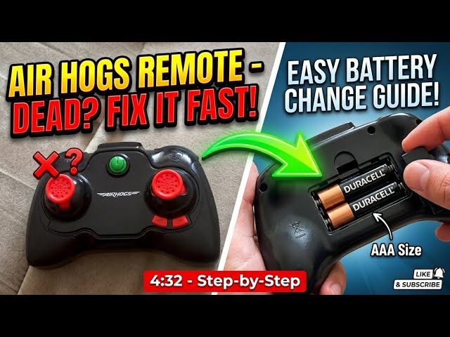 Battery replacement for RC remote controllers 