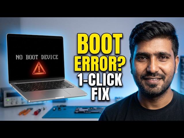 Windows 11/10 No Bootable Device Error: 100% Working Solution