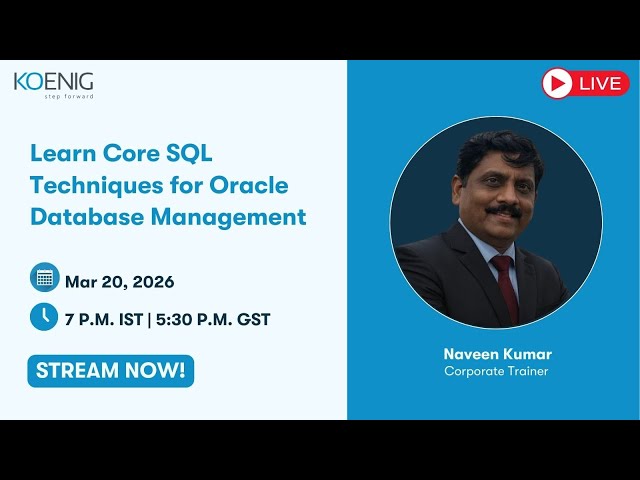 Learn Core SQL Techniques for Oracle Database Management