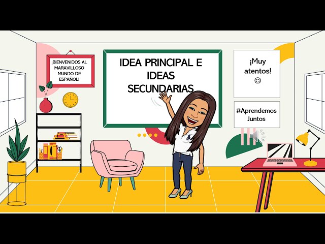 IDEA PRINCIPAL Y SECUNDARIAS  PARA NIÑOS DE PRIMARIA