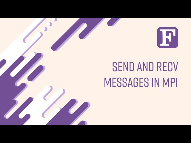 Fortran: SEND and RECV Messages in MPI